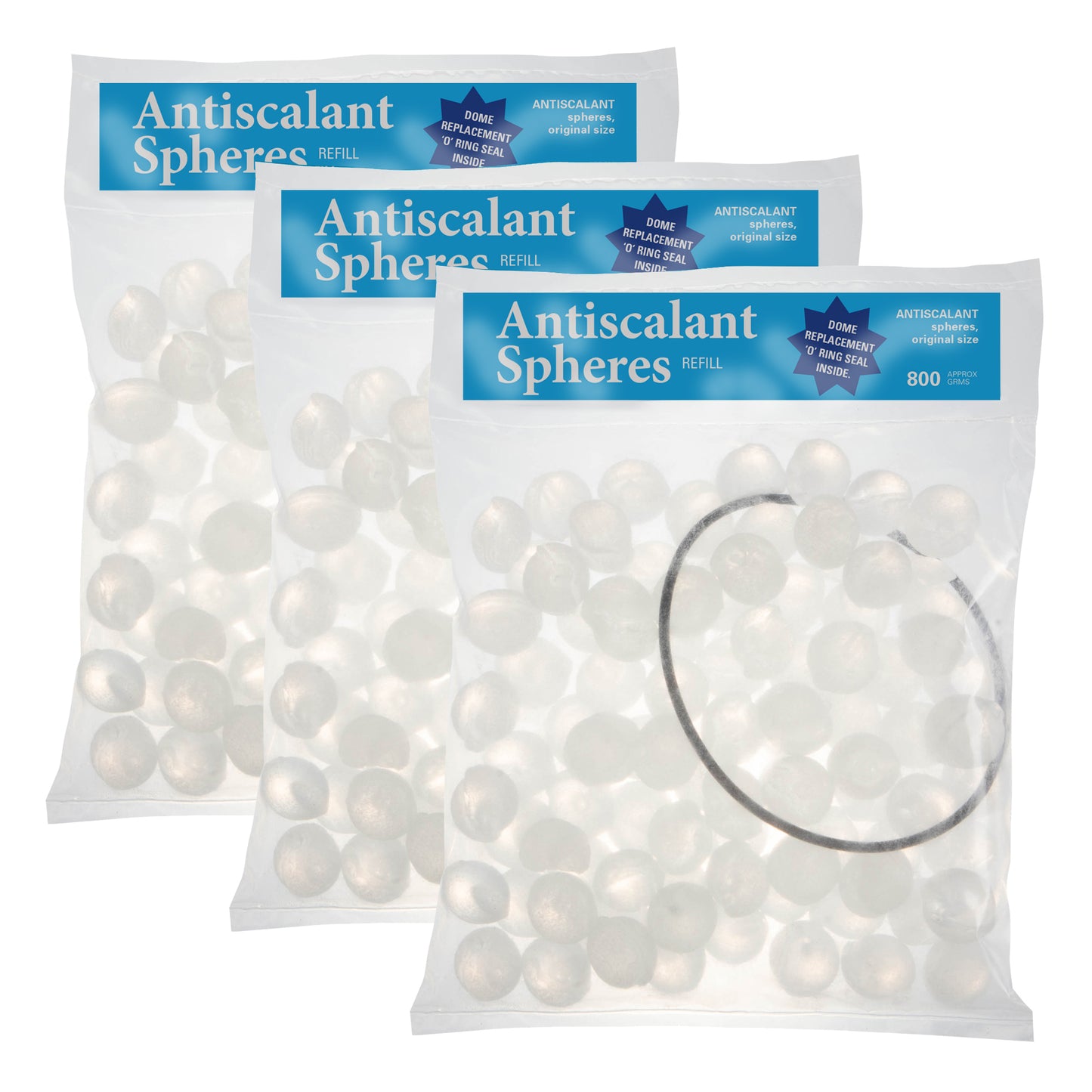 3 x Antiscalant Spheres (Siliphos) Refill Pack 800g
